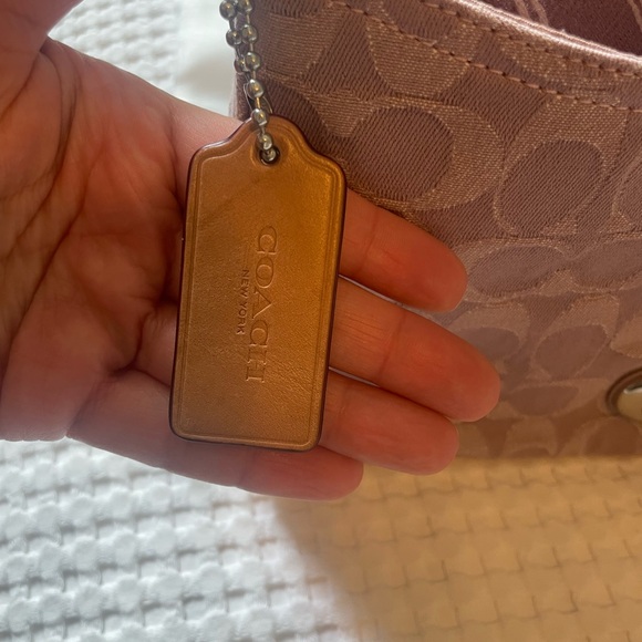 Coach Soft Tabby in Pale Purple/Pink Denim Bag - Picture 6 of 13